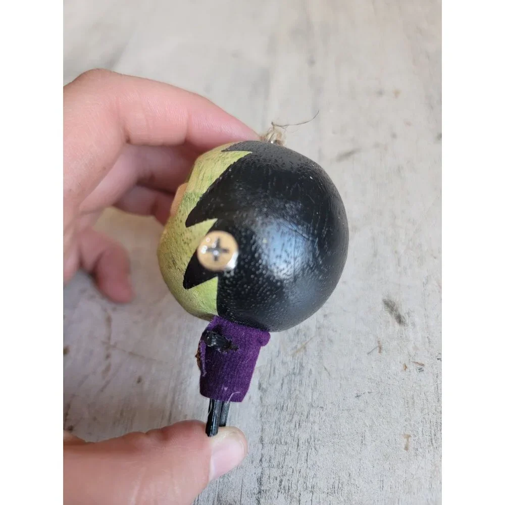Pier‎ 1 Halloween Frankenstein ornament crazy head unique